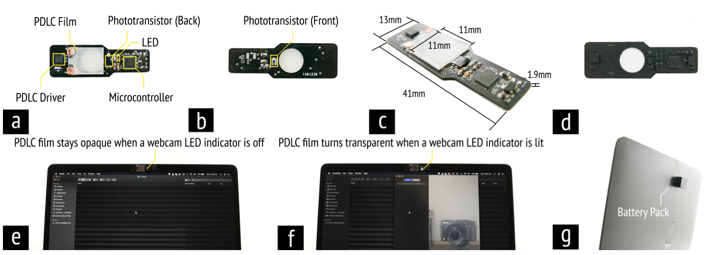 Smart Webcam Cover